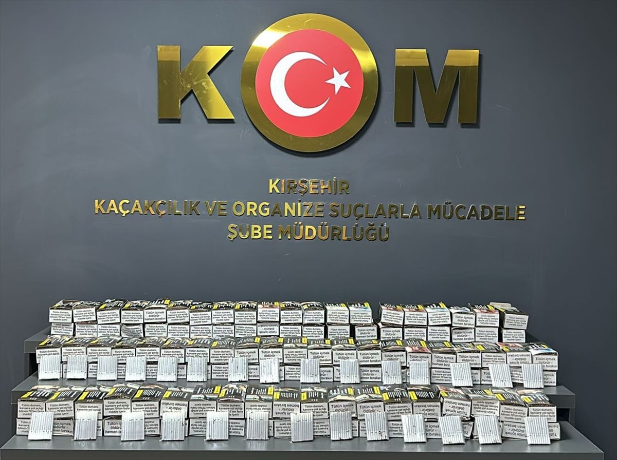 Kırşehir\'de 24 Bin Dolu Makaron Ele Geçirildi