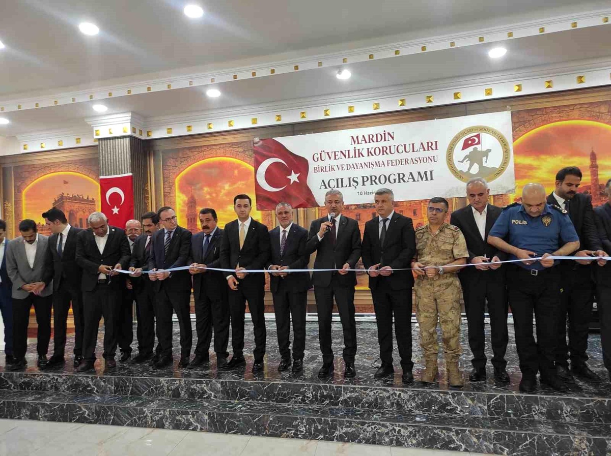 Mardin\'de korucu federasyonu açılışı