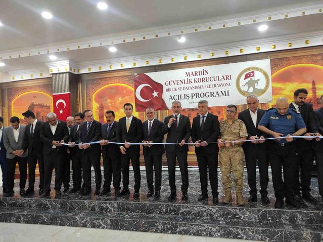 Mardin'de korucu federasyonu açılışı