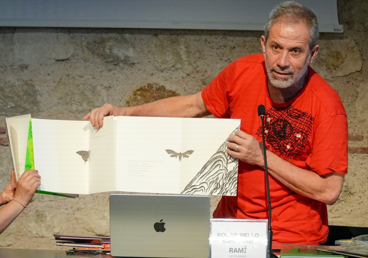 Roger Mello, Rami Bienali\'nde Çocuklarla Buluştu