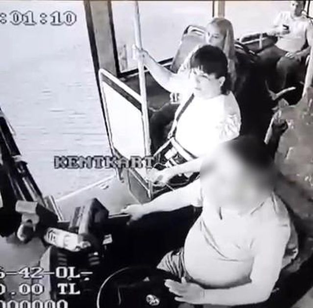Alanya'da gazi eşine otobüste rencide iddiası