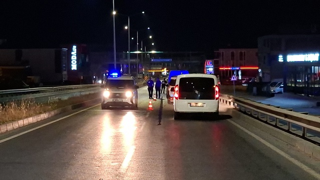 Bafra'da otomobil yaya çarptı, ağır yaralı
