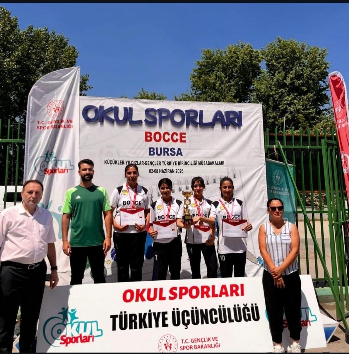 Siirt Genç Kızlar Bocce\'de Türkiye Üçüncüsü