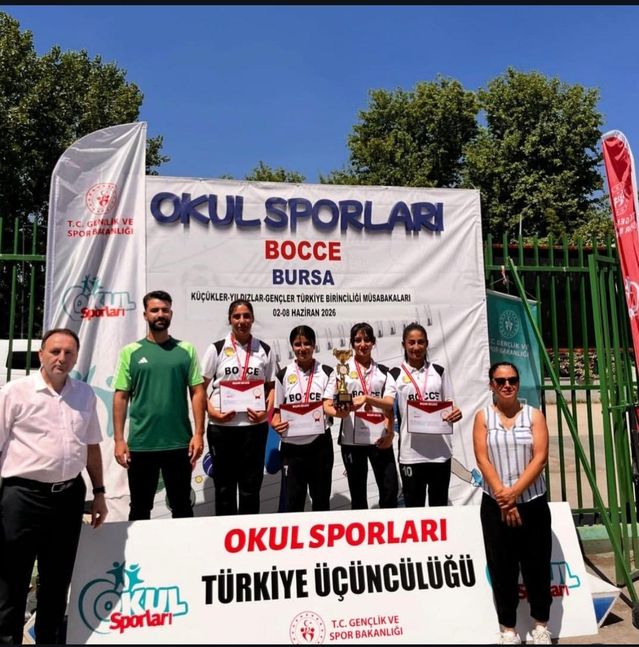 Siirt Genç Kızlar Bocce'de Türkiye Üçüncüsü