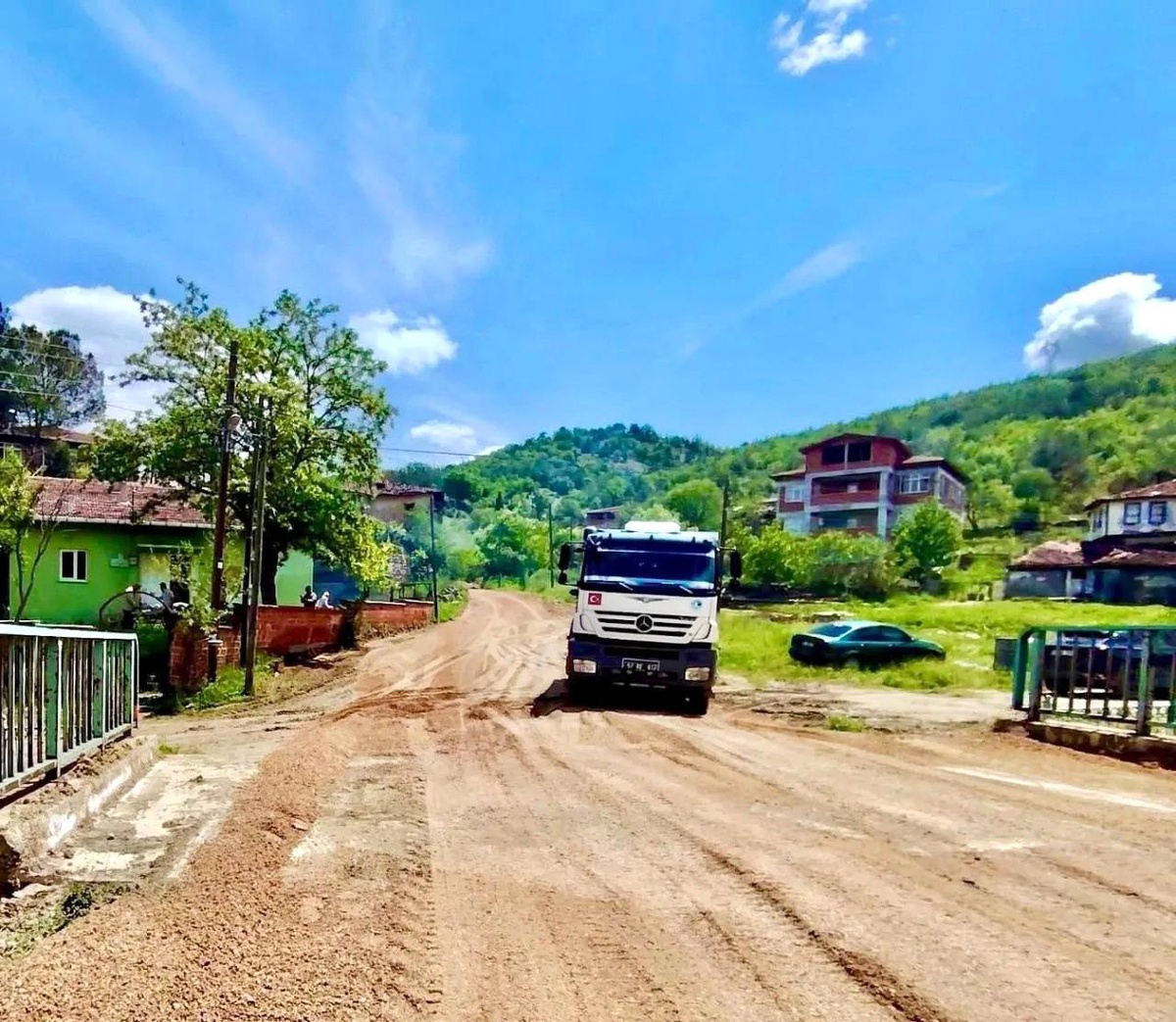 Sinop\'ta Yol ve Altyapı Çalışmaları Devam Ediyor