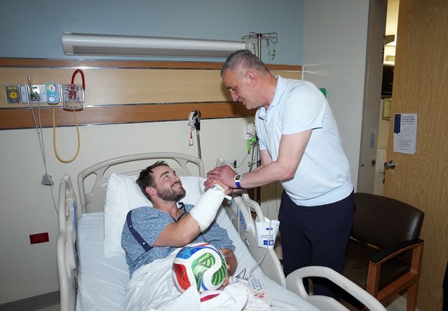 TFF Başkanı Hacıosmanoğlu'ndan Kazazedeye Ziyaret