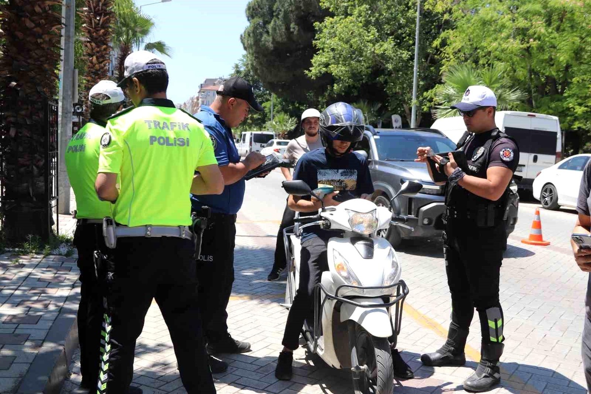 Turgutlu\'da Kask Denetimleri Sıkılaştırıldı