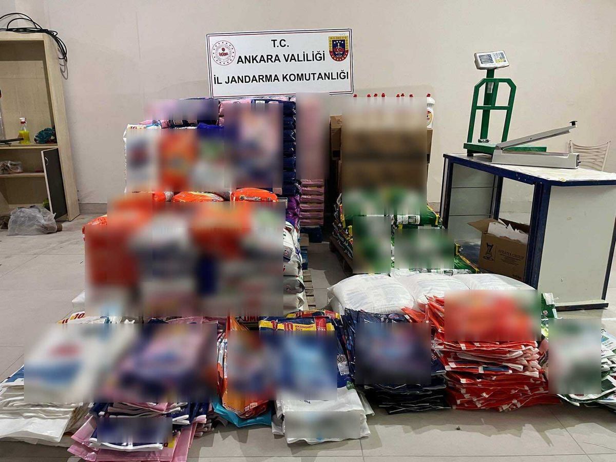 Ankara\'da 3 ton sahte deterjan ele geçildi