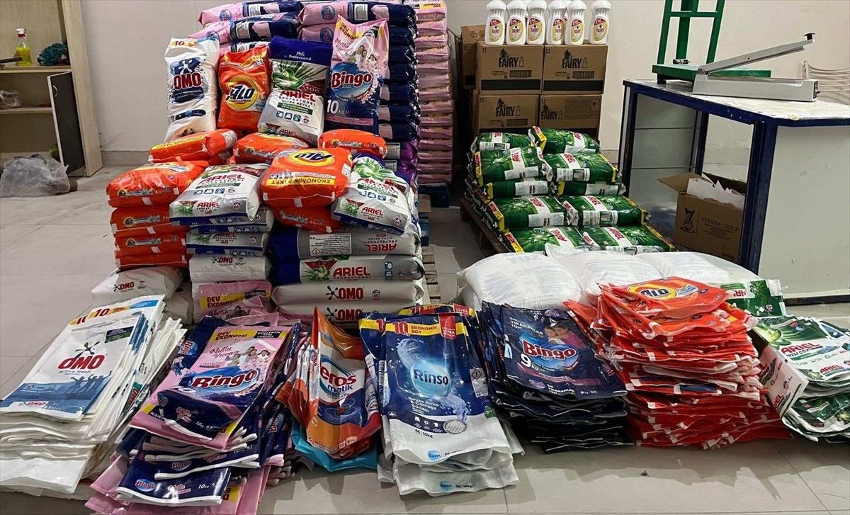 Ankara\'da 3 Ton Sahte Deterjan Ele Geçirildi