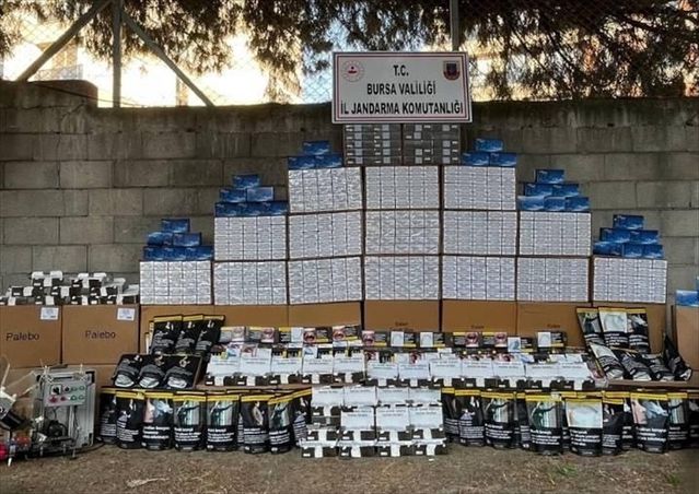 Bursa'da Kaçak Tütün Operasyonu