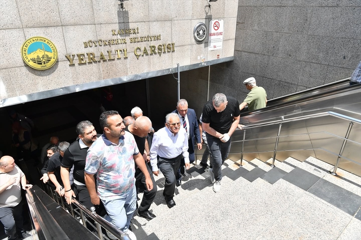 Büyükkılıç\'tan Yeraltı Çarşısı\'na Ziyaret