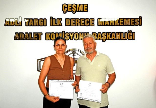Çeşme'de Yeni Muhtarlar Göreve Başladı