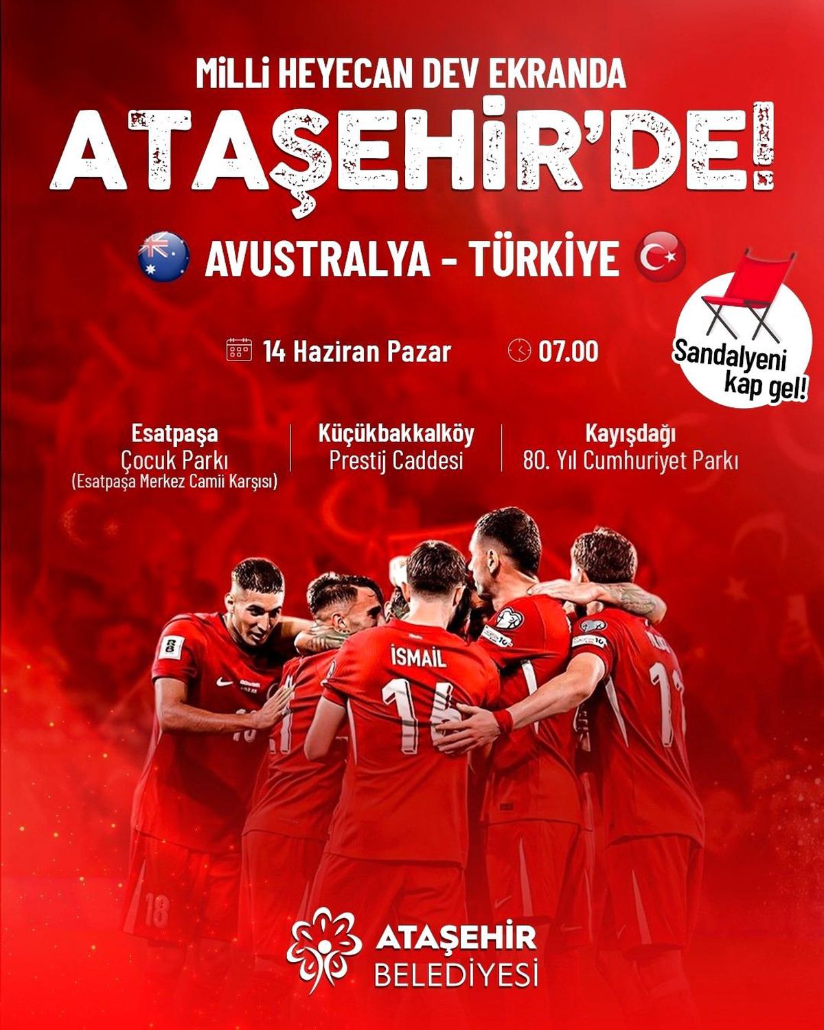 A Milli Takım 2026 Dünya Kupası\'nda Dev Ekranda