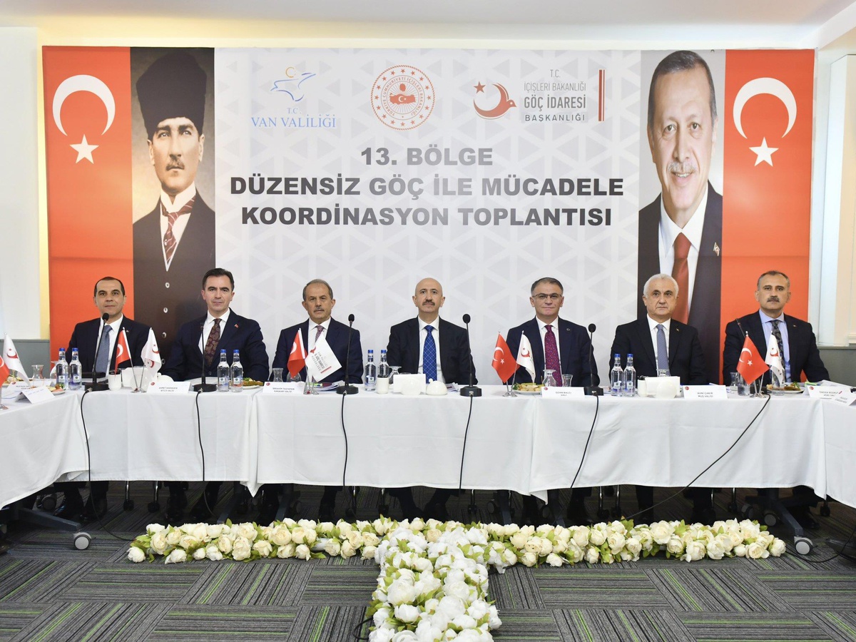 Düzensiz göçle mücadelede 13. Bölge Koordinasyon Toplantısı yapıldı