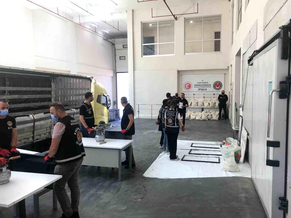 İpsala Sınır Kapısı\'nda 1.5 Ton Uyuşturucu Ele Geçirildi