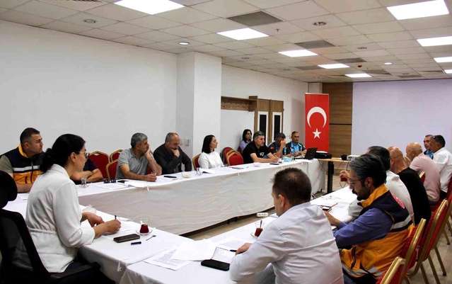 Erzincan'da Sağlık Afet Planı Toplantısı