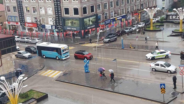 Erzurum'da Kuvvetli Yağış Uyarısı