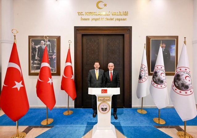Kırklareli Valisi’nden Makedonya Büyükelçisi’ne Ziyaret