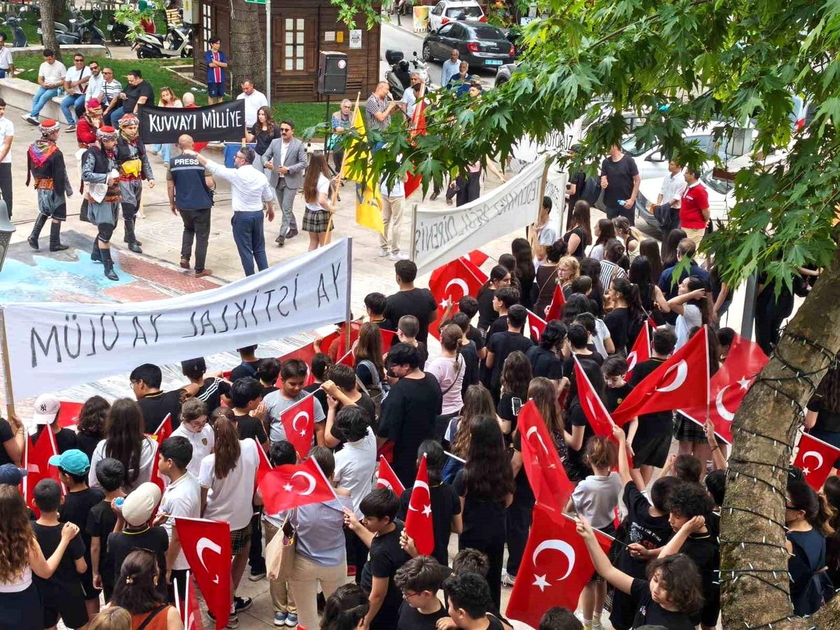 Menteşe\'de milli mücadele ruhu yeniden canlandı