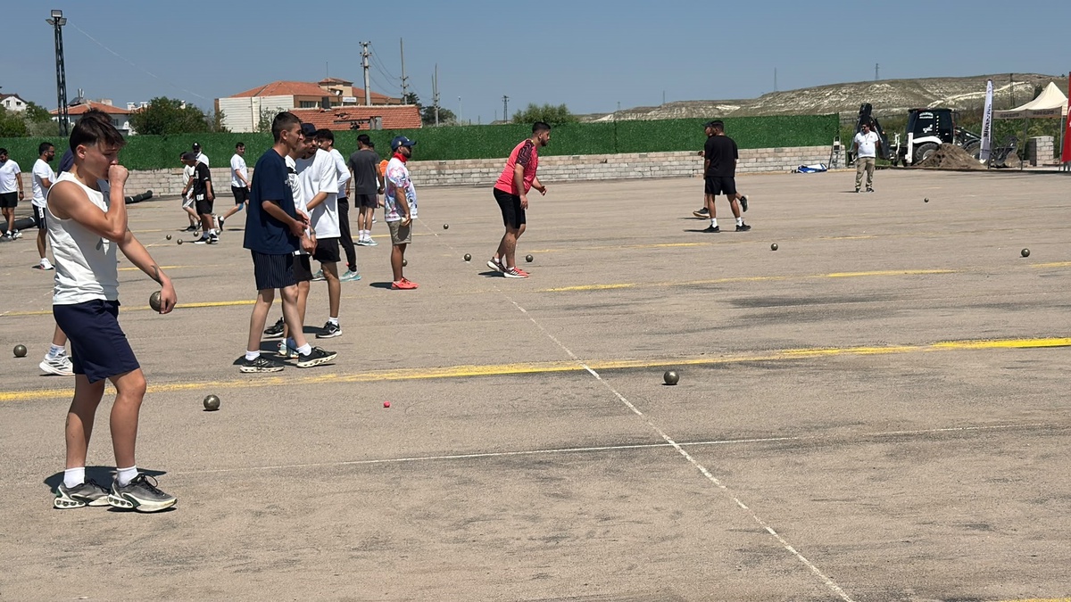 Bocce Volo Şampiyonası Gülşehir\'de Başladı