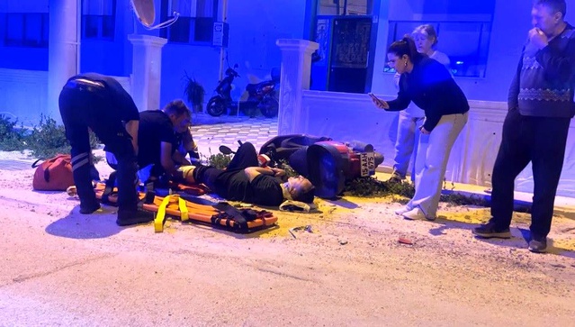 Burdur'da Alkollü Motosiklet Kazası