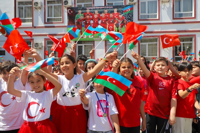 Azerbaycan’dan A Milli Takıma Destek Etkinliği