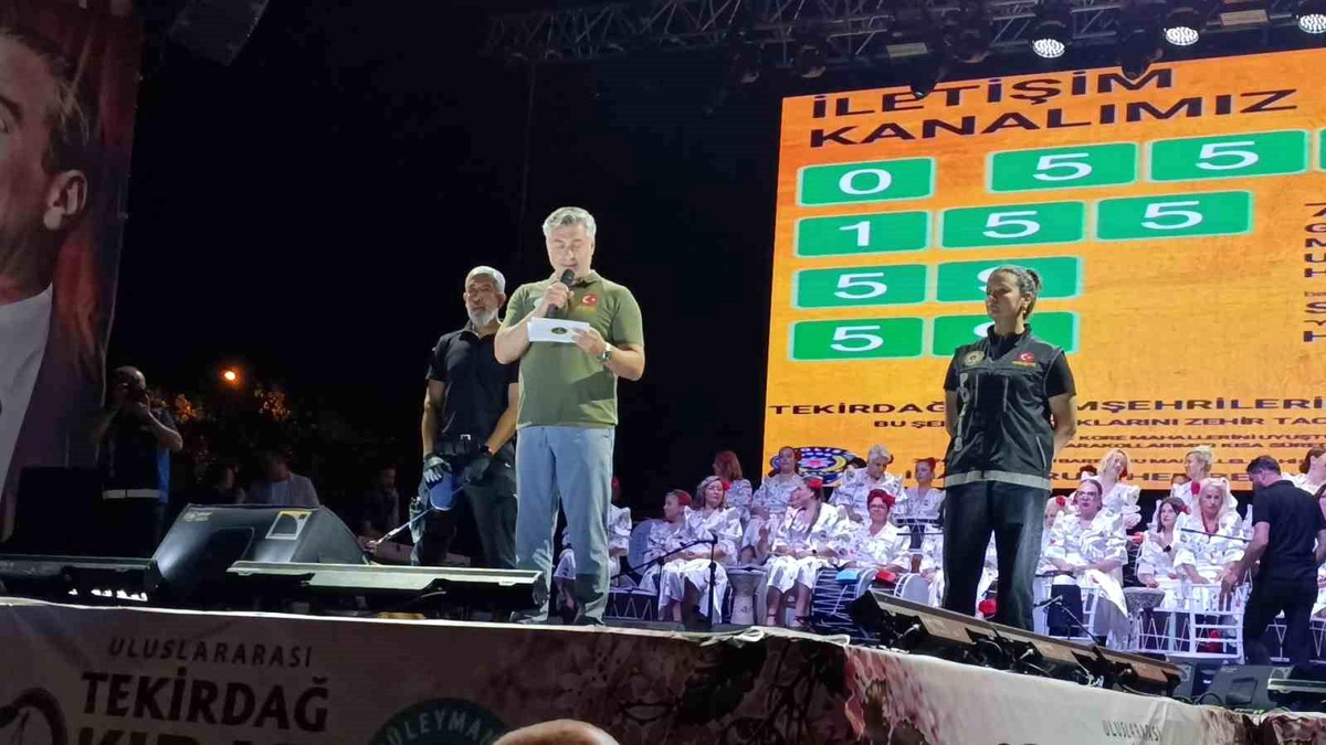 Tekirdağ\'da Uyuşturucu ile Mücadele Etkinliği