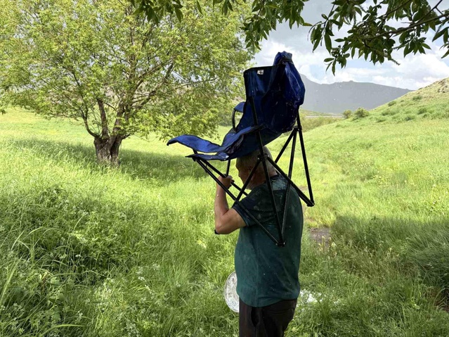 Erzincan'da Dolu ve Fırtına Zor Anlar Yaşattı