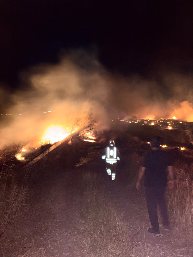 Hatay'da korkutan yangın: 200 dönümlük zeytinlik alanı kül oldu