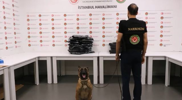 İstanbul Havalimanı'nda 20 milyon lira değerinde 22 kilogram