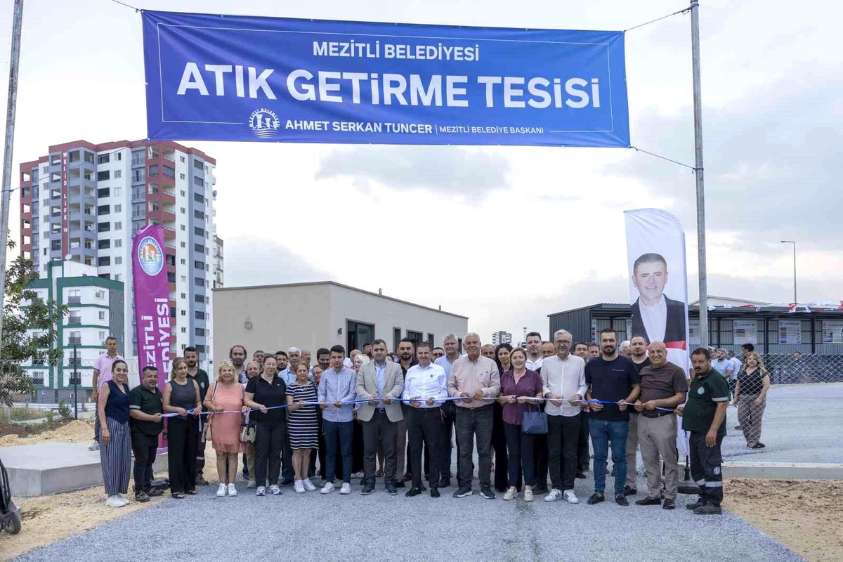 Mezitli\'de Atık Getirme Merkezi hizmete açıldı