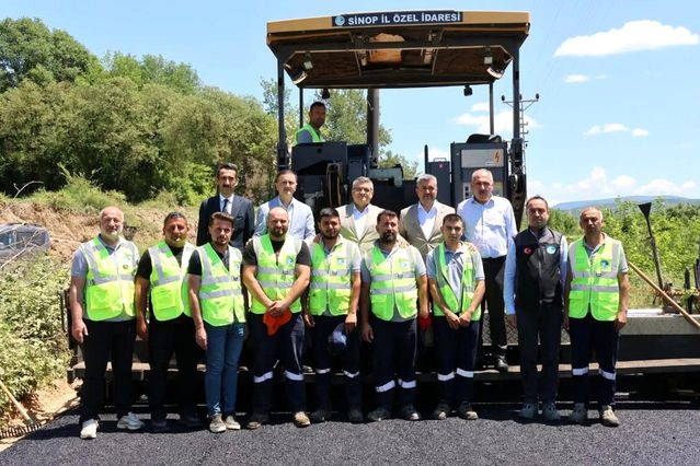 Sinop’ta 2026 Asfalt Sezonu Başladı