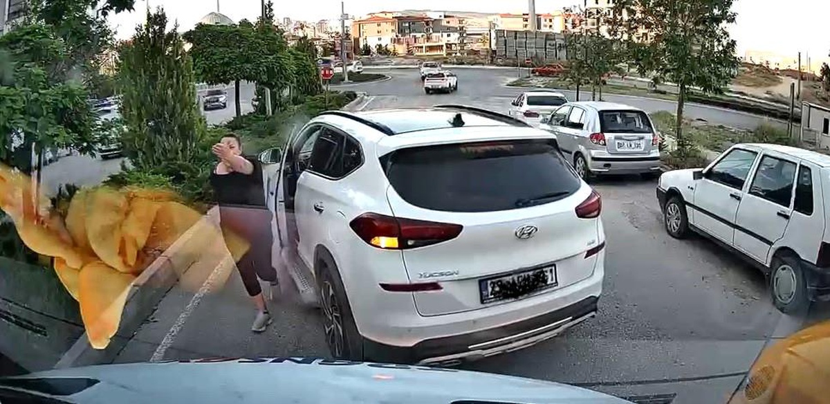 Elazığ\'da Trafik Kavgası Kameraya Yansıdı