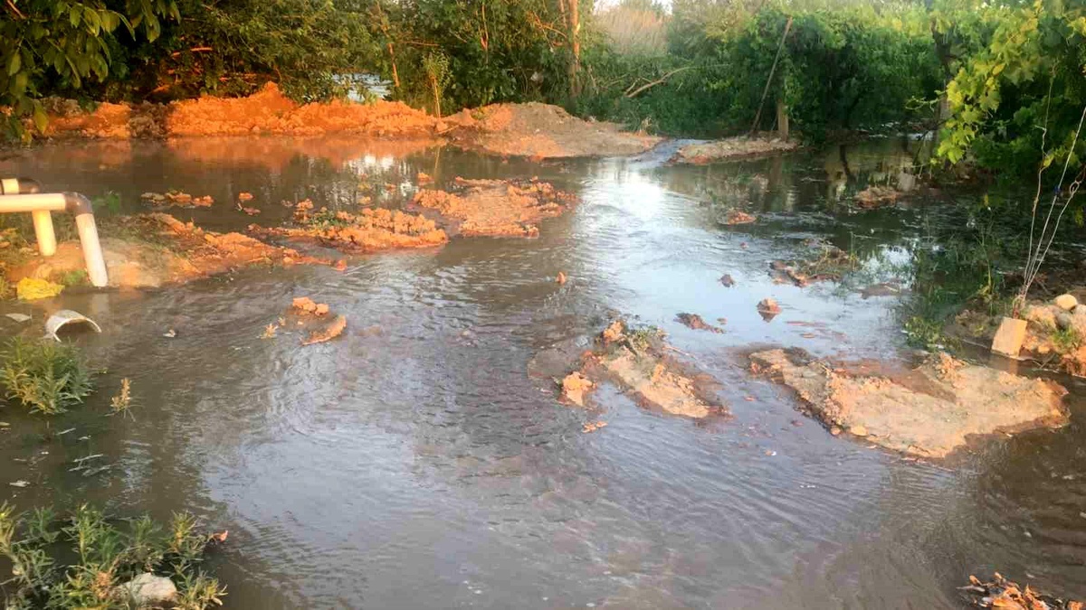 Cindere Barajı\'ndan Taşan Su Tarım Arazilerini Bastı