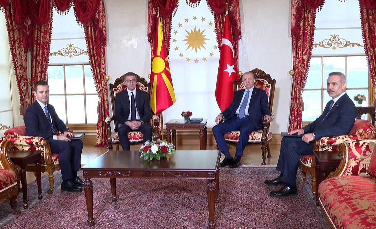 Erdoğan, Kuzey Makedonya Başbakanı\'nı kabul etti
