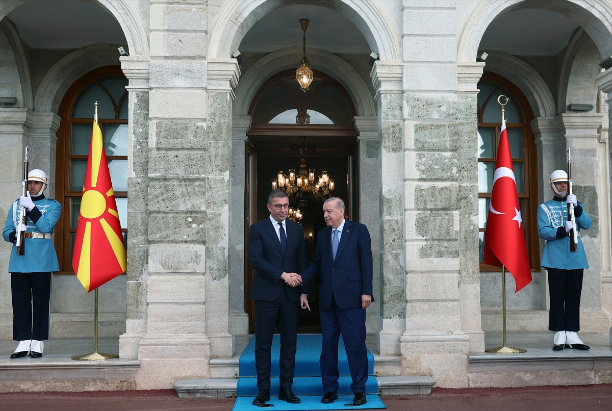 Erdoğan, Kuzey Makedonya Başbakanı Mickoski\'yi kabul etti