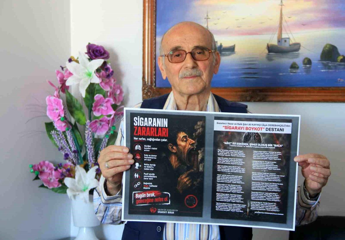 Ali Kayıkçı\'dan Sigara Bağımlılığına Dikkat Çeken Destan