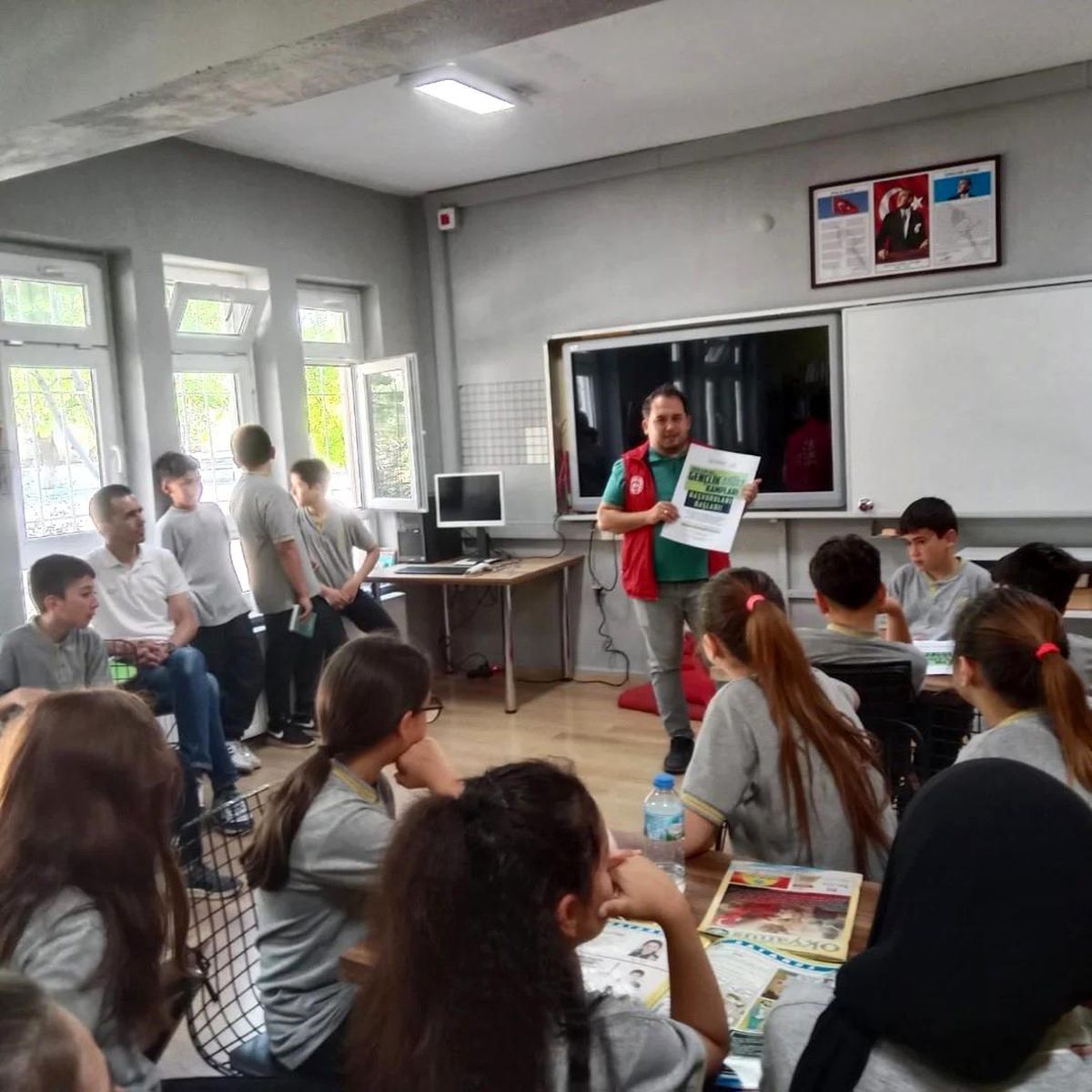 Menteşe\'de Gençlik Kampları Bilgilendirmesi