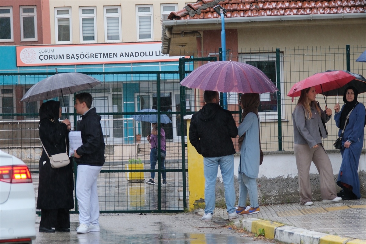 Samsun ve Çorum\'da LGS Sınavı Yapıldı
