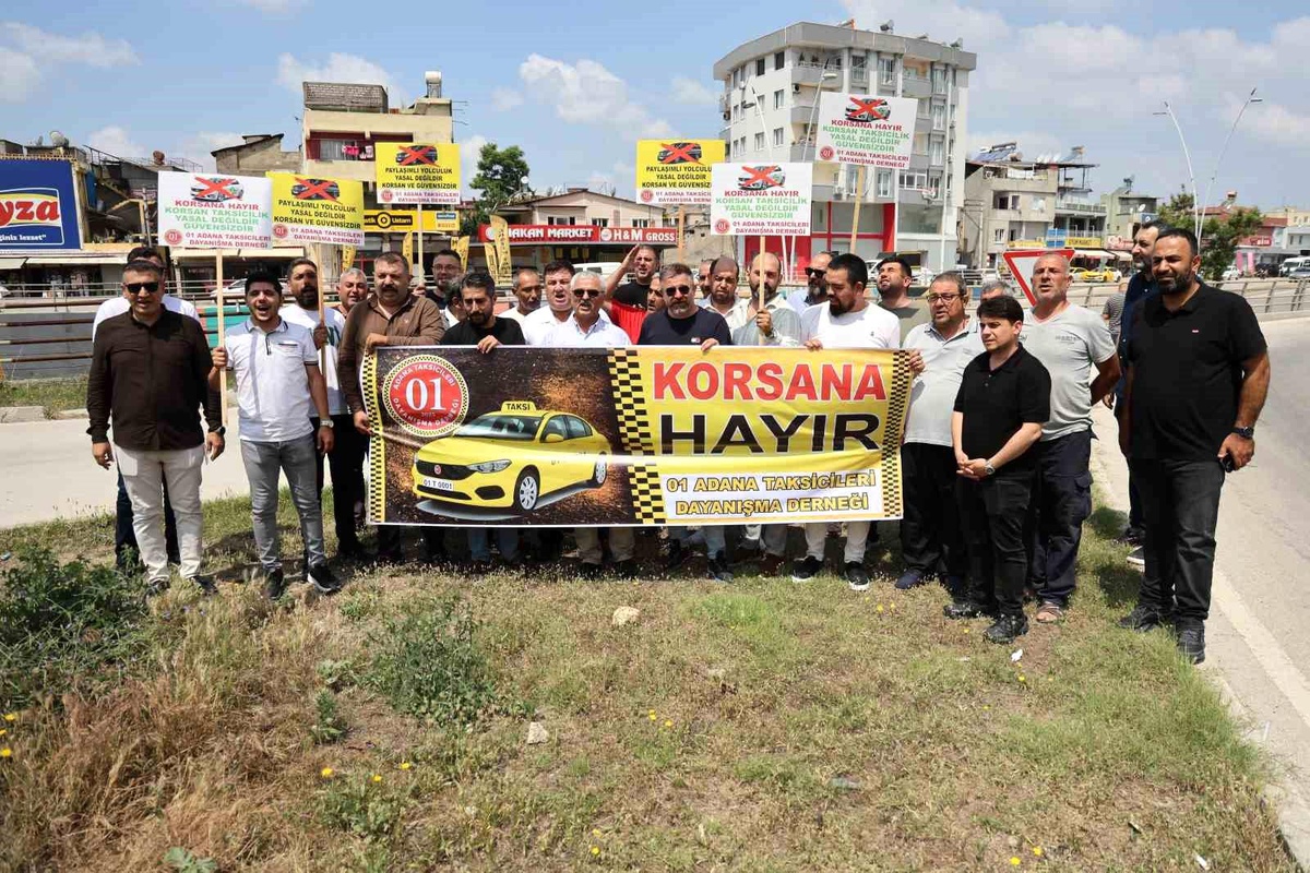 Adana Taksicilerden Korsan Taşımacılığa Tepki