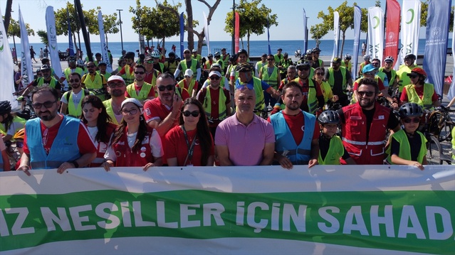 Antalya’da Yeşilay Bisiklet Turu