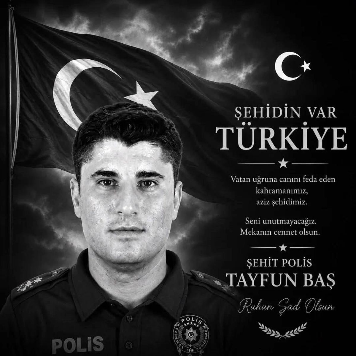 İncirliova Başkanı\'ndan şehit polis için başsağlığı