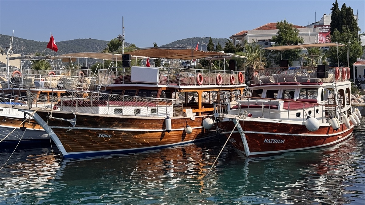 Bodrum\'da Günübirlik Tekne Turlarına Yoğun İlgi