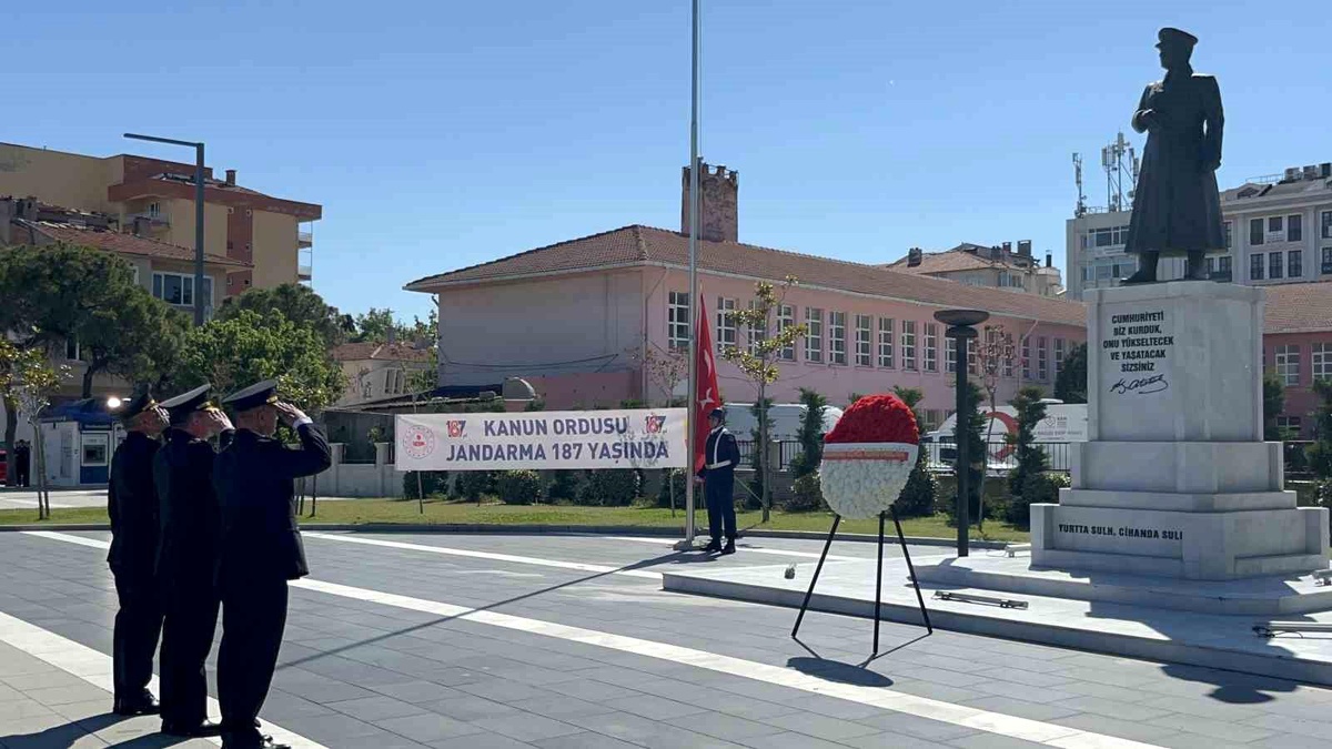 Jandarma\'nın 187. Yıl Dönümü Çanakkale\'de Kutlandı