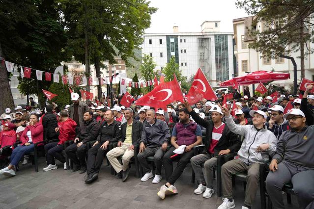 Gümüşhane’de Milli Takım Coşkusu