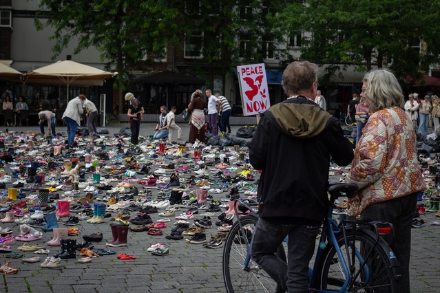 Hollanda’da Filistinli Çocuklar için Anma