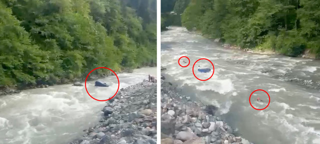 Rize'de AFAD personelinin hayatını kaybettiği kazanın görüntüsü ortaya çıktı