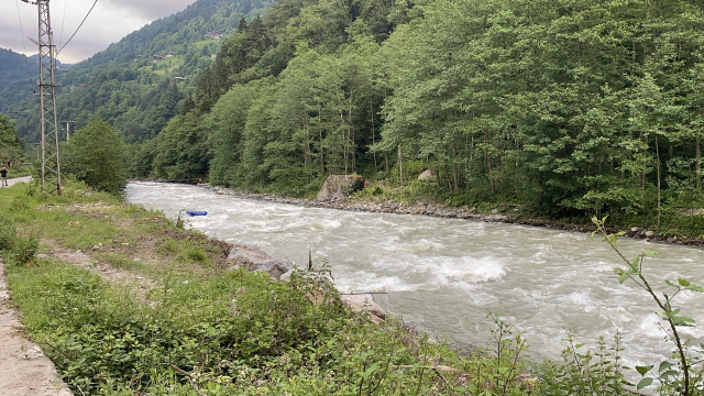 Rize'de AFAD personelinin hayatını kaybettiği kazanın görüntüsü ortaya çıktı