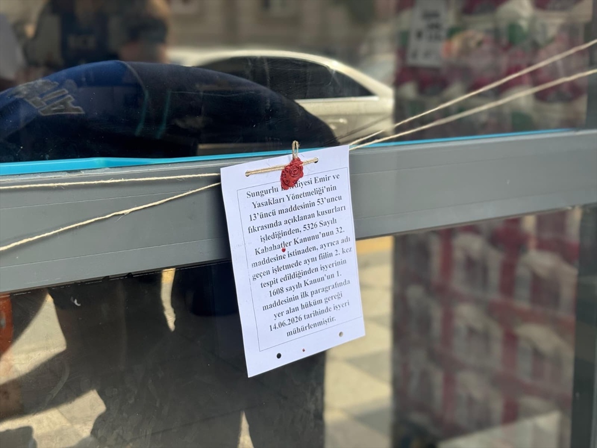 Zincir Market 1 Gün Kapatıldı