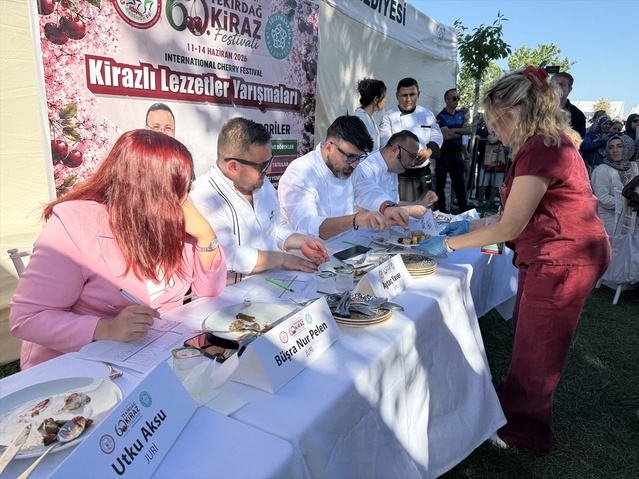 Tekirdağ’da Kiraz Festivali Yarışması